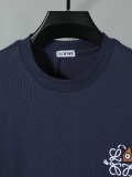 Loewe Classic Embroidered Logo Cat Eye T-shirt Unisex Casual Loose Short Sleeve
