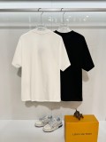 Prada New Fashion Ink Landscape Printed T-shirt Unisex Casual Loose Short Sleeve