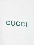 Gucci Classic Embroidered Logo T-shirt Unisex Casual Loose Short Sleeve