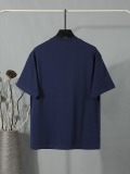 Loewe Classic Embroidered Logo Cat Eye T-shirt Unisex Casual Loose Short Sleeve
