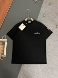 Moncler Classic Simple Logo Printed T-shirt Unisex Casual Loose Short Sleeve