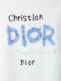 Dior Fashion Logo Printed T-shirt Unisex Casual Loose Short Sleeve
