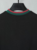 Gucci Classic Embroidered Logo T-shirt Unisex Casual Loose Short Sleeve
