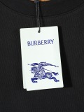Burberry Classic Embroidered War Horse T-shirt Unisex Casual Loose Short Sleeve