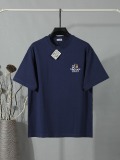 Loewe Classic Embroidered Logo Cat Eye T-shirt Unisex Casual Loose Short Sleeve