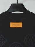 Louis Vuitton Classic Embroidered Logo T-shirt Unisex Casual Loose Short Sleeve