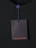 Louis Vuitton Classic Embroidered Logo T-shirt Unisex Casual Loose Short Sleeve