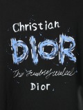 Dior Fashion Logo Printed T-shirt Unisex Casual Loose Short Sleeve