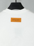 Louis Vuitton Classic Embroidered Logo T-shirt Unisex Casual Loose Short Sleeve