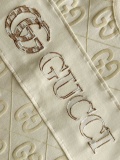 Gucci Classic Full Plush Printed Splicing Embroidered T-shirt Unisex Casual Oversize Short Sleeve