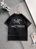 ARC'TERYX Fashion Embroidery Logo Splicing Mesh T-shirt Unisex Casual Loose Short Sleeve
