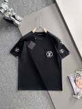 Louis Vuitton New Classic Logo Printed T-shirt Unisex Casual Oversize Short Sleeve
