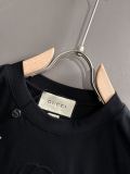 Gucci Fashion Patch Embroidered Logo T-shirt Unisex Casual Loose Short Sleeve