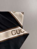 Gucci Fashion Ribbon Splicing Embroidered Logo T-shirt Unisex Casual Loose Short Sleeve