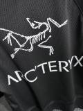 ARC'TERYX Fashion Embroidery Logo Splicing Mesh T-shirt Unisex Casual Loose Short Sleeve