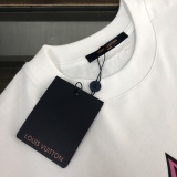 Louis Vuitton Fashion Logo Printed T-shirt Unisex Casual Loose Short Sleeve