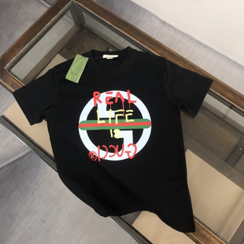 Gucci Classic Personalized Logo Printed T-shirt Couple Casual Loose Short Sleeve