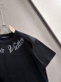 Louis Vuitton Classic Foam Logo Printed T-shirt Unisex Casual Oversize Short Sleeve