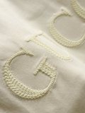 Gucci Classic Embroidered Logo Splicing T-shirt Unisex Casual Loose Short Sleeve