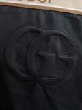 Gucci Fashion Ribbon Splicing Embroidered Logo T-shirt Unisex Casual Loose Short Sleeve