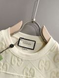 Gucci Classic Full Plush Printed Splicing Embroidered T-shirt Unisex Casual Oversize Short Sleeve