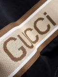 Gucci Fashion Ribbon Splicing Embroidered Logo T-shirt Unisex Casual Loose Short Sleeve