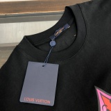 Louis Vuitton Fashion Logo Printed T-shirt Unisex Casual Loose Short Sleeve