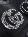 Gucci Classic Full Plush Printed Splicing Embroidered T-shirt Unisex Casual Oversize Short Sleeve