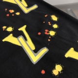 Louis Vuitton Fashion Personalized Logo Printed Short Sleeve Unisex Casual Loose T-shirt
