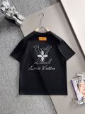 Louis Vuitton Classic Foam Logo Printed T-shirt Unisex Casual Oversize Short Sleeve