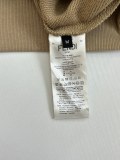 Fendi Fashion FF Jacquard Zipper Pocket Sweatshirt Unisex Versatile Casual Round Neck Sweatshirt