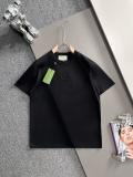 Gucci Fashion Patch Embroidered Logo T-shirt Unisex Casual Loose Short Sleeve