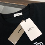 Dior Classic Personalized Logo Printed T-shirt Couple Casual Loose Short Sleeve
