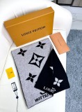 Louis Vuitton New Classic Logo Jacquard Cashmere Knitted Scarf Size: 32 x 180 CM