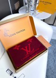 Louis Vuitton New Classic Logo Jacquard Cashmere Knitted Scarf Size: 32 x 180 CM
