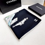 Chanel New Classic Camellia Elegant Versatile Velvet Square Scarf Size: 140 x 140 CM