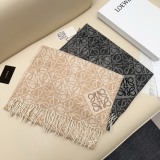 Loewe New Classic Embroidered Logo Jacquard Scarf