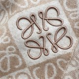 Loewe New Classic Embroidered Logo Jacquard Scarf
