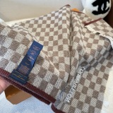 Louis Vuitton Classic Versatile Checkered Cashmere Scarf Size: 45 x 200 CM