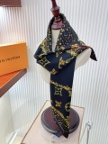 Louis Vuitton Fashion Logo Printed Silk Square Scarf Size: 90 x 90 CM