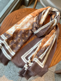 Louis Vuitton Classic Versatile Logo Printed Cashmere Long Scarf Shawl Size: 100 x 200 CM