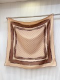 Gucci Classic GG Printed Silk Square Scarf Size: 90 x 90 CM