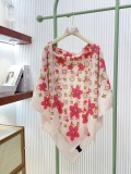Louis Vuitton Fashion Double Sided Logo Printed Cashmere Square Scarf Size: 140 x 140 CM