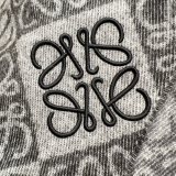 Loewe New Classic Embroidered Logo Jacquard Scarf