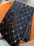 Chanel Fashion Multi Element Printed Thin Cashmere Long Scarf Shawl Size: 110 x 200 CM
