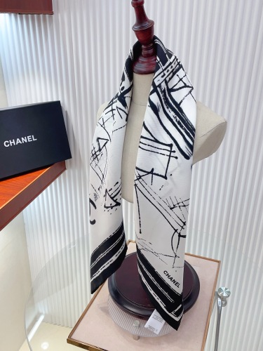 Chanel Fashion Elegant Versatile Silk Square Scarf Size: 90 x 90 CM
