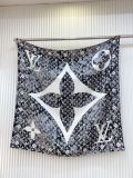 Louis Vuitton Fashion Elegant Versatile Logo Printed Silk Square Scarf Size: 90 x 90 CM
