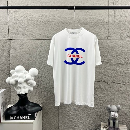 Chanel Classic Logo Printed Short Sleeve Couple Versatile Casual T-shirt