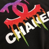 Chanel New Fashion Melts CC Printed Short Sleeve Couple Versatile Casual T-shirt