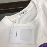 Chanel New Fashion Melts CC Printed Short Sleeve Couple Versatile Casual T-shirt